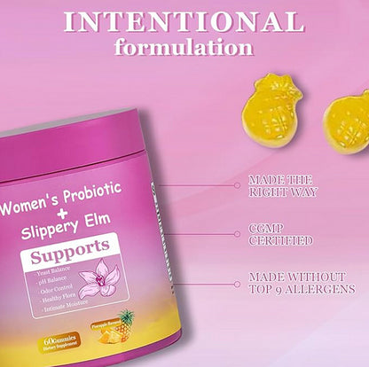 60 Pineapple Women's Probiotic Support Gummies