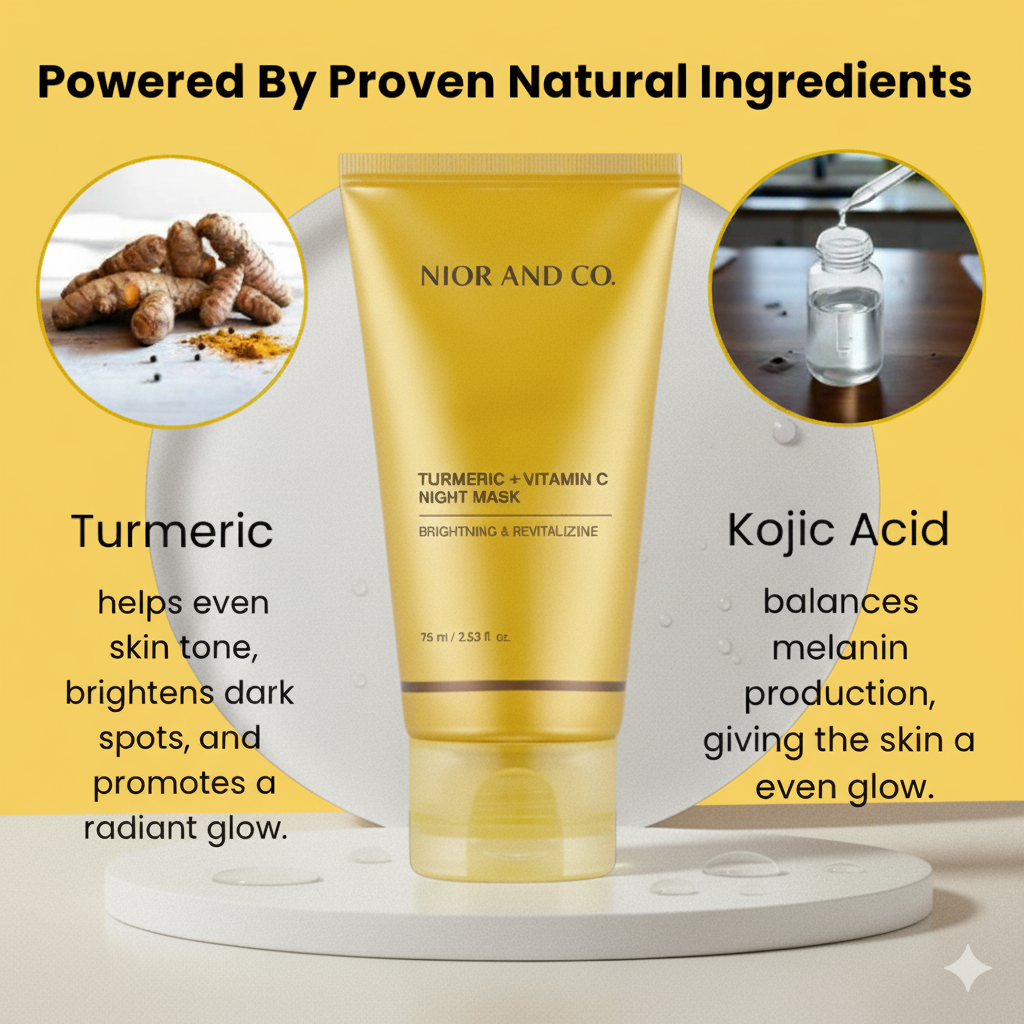 KOJIC ACID TURMERIC FACEMASK